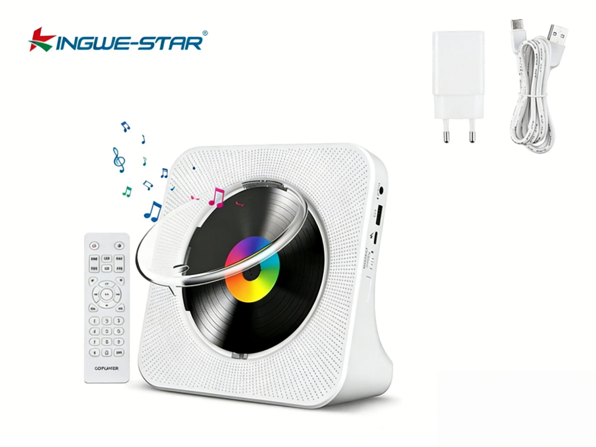 Portable Bluetooth Desktop CD Player